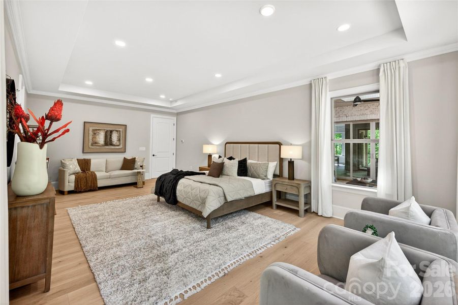 Furnished interior view inside a new home in , Mint Hill (Image 17).