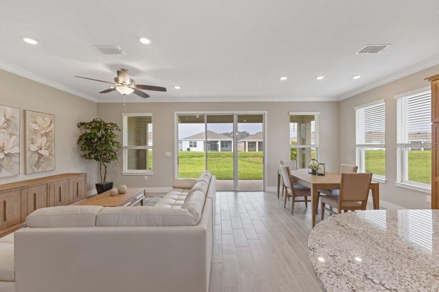 Furnished interior view inside a new home in Ocala Preserve, Ocala (Image 8).