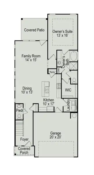 2D floor plan layout of this home in The Canopies, Splendora, TX (Image 3). 2D floor plan layout of this home in The Canopies, Splendora, TX (Image 3).
