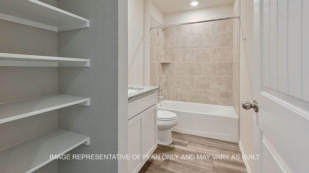 Furnished interior view inside a new home in Liberty Village, Brenham (Image 8).