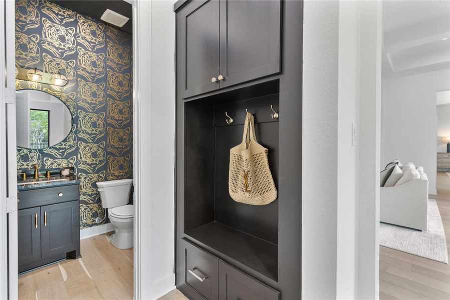 Furnished interior view inside a new home in , Spring (Image 34).