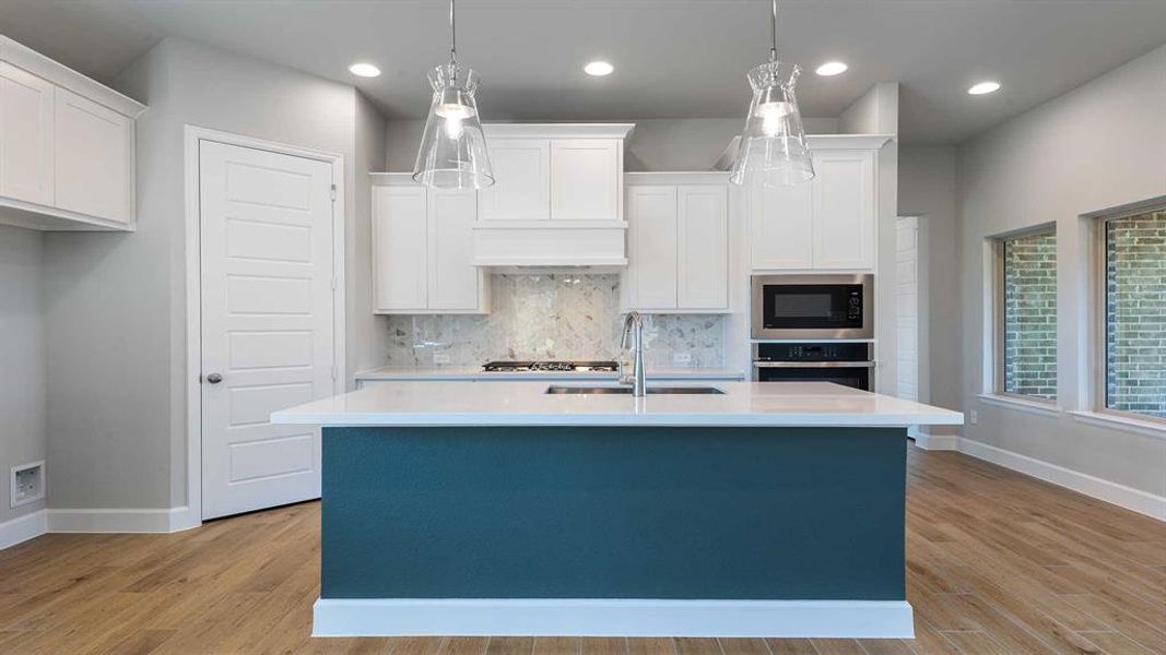 Furnished interior view inside a new home in The Heights At Uptown Celina 45', Celina (Image 11). Furnished interior view inside a new home in The Heights At Uptown Celina 45', Celina (Image 11).