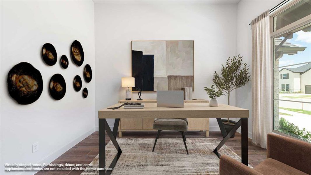 Furnished interior view inside a new home in Reunion 60'/70', Rhome (Image 10). Furnished interior view inside a new home in Reunion 60'/70', Rhome (Image 10).