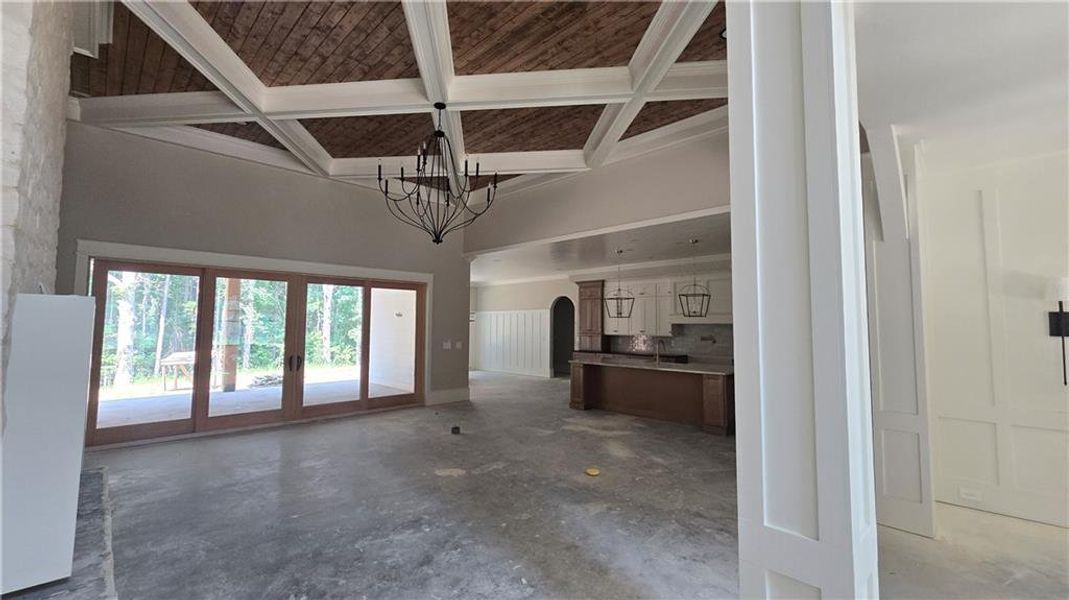 In-progress construction of a new home in , Acworth, GA (Image 8).