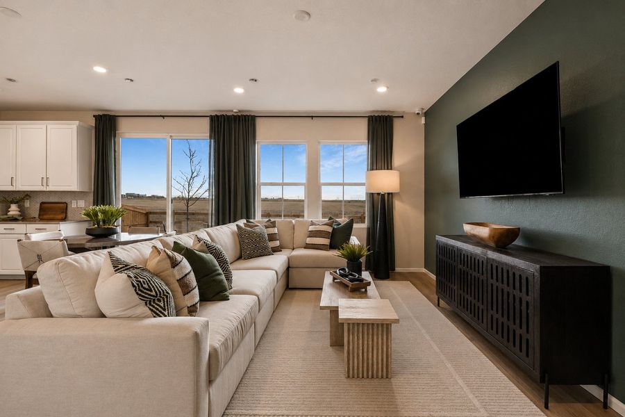 Representative furnished interior of a home built from the Summit by Taylor Morrison in Lake Bluff, Greeley (Image 13). Representative furnished interior of a home built from the Summit by Taylor Morrison in Lake Bluff, Greeley (Image 13).