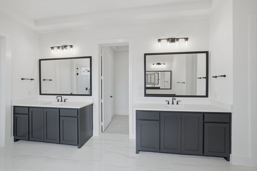 Furnished interior view inside a new home in Park Place - 80' Lots, Prosper (Image 13). Furnished interior view inside a new home in Park Place - 80' Lots, Prosper (Image 13).