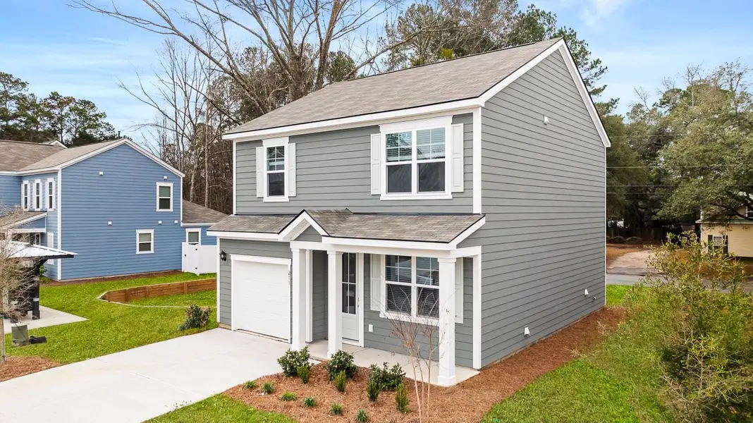 Representative exterior photo of a completed home built from the Brandon by D.R. Horton in North Shore, Summerton, SC (Image 2). Representative exterior photo of a completed home built from the Brandon by D.R. Horton in North Shore, Summerton, SC (Image 2).