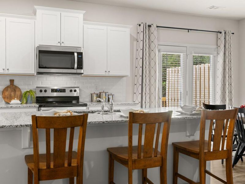 Furnished interior view inside a new home in Mountain Park, Dahlonega (Image 3). Furnished interior view inside a new home in Mountain Park, Dahlonega (Image 3).