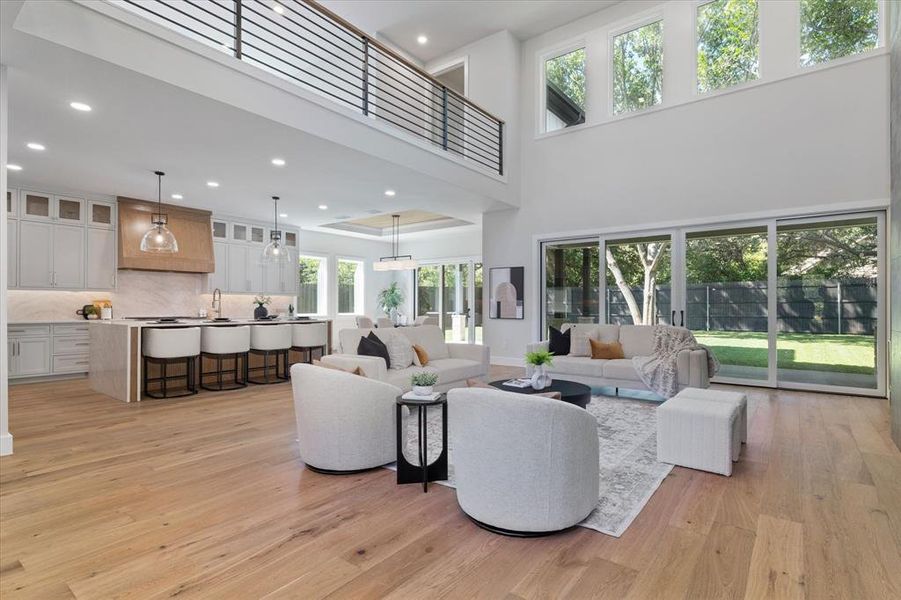 Furnished interior view inside a new home in , Southlake (Image 10).