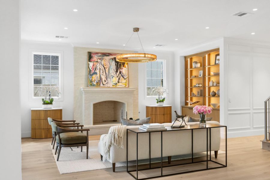 Furnished interior view inside a new home in , Austin (Image 14). Furnished interior view inside a new home in , Austin (Image 14).