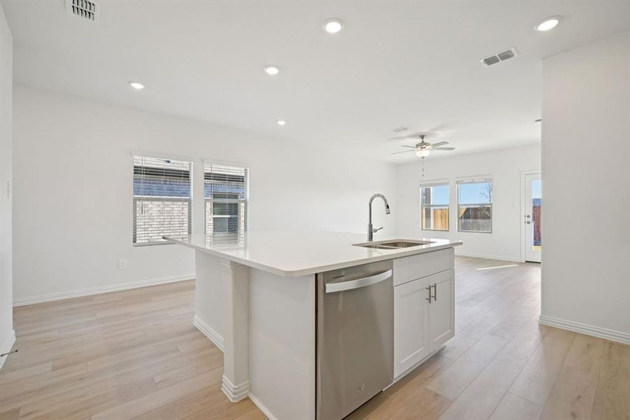 Furnished interior view inside a new home in Eastridge - Spring Series, McKinney (Image 8).