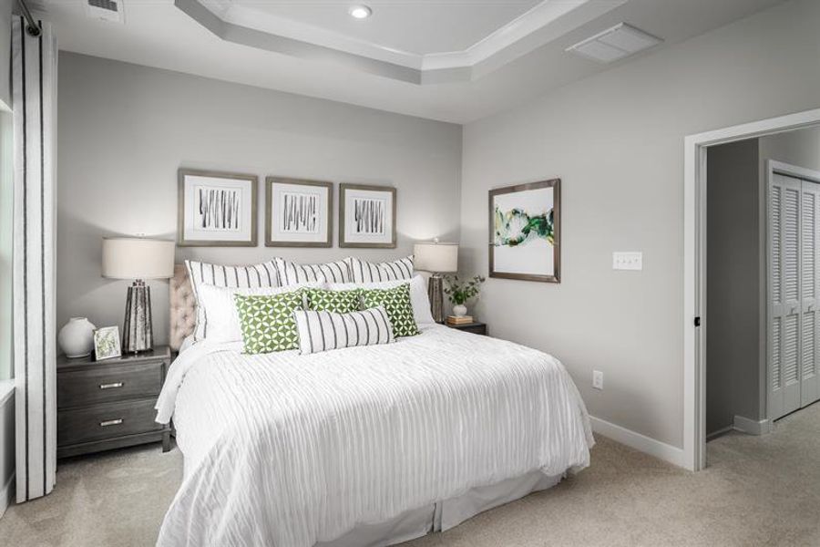 Furnished interior view inside a new home in Sunset Creek Townhomes, Charlotte (Image 10).