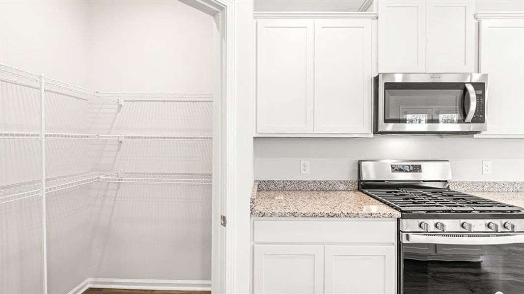 Furnished interior view inside a new home in Poplar Preserve, Newnan (Image 9).