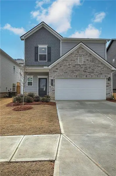 Front exterior of a new home in , Cartersville, GA, highlighting curb appeal (Image 25).