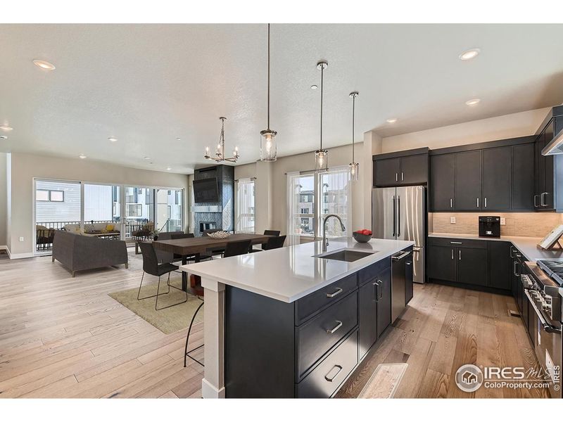 Furnished interior view inside a new home in Baseline, Broomfield (Image 3).