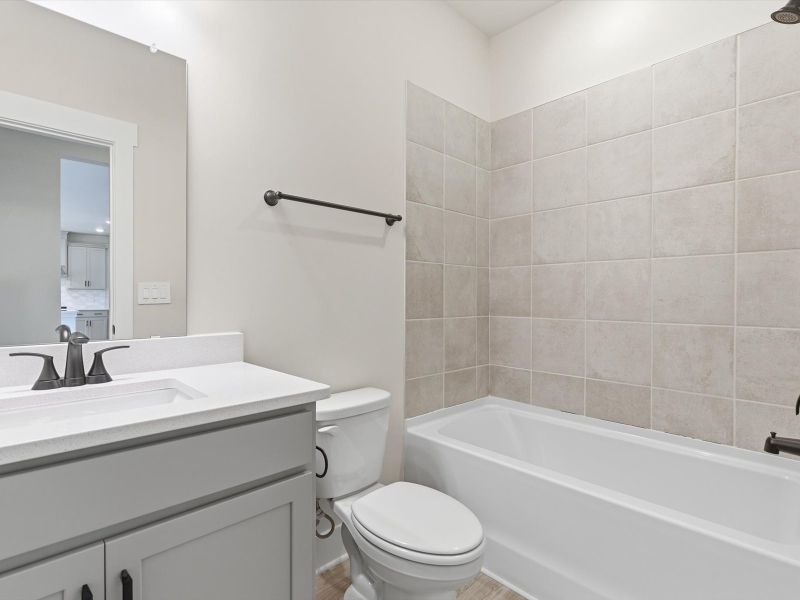 Furnished interior view inside a new home in Cedar Shoals - Signature Collection, Piedmont (Image 7).