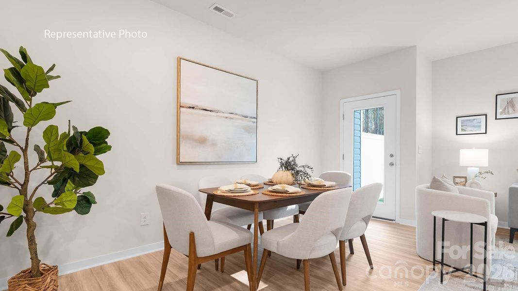 Furnished interior view inside a new home in Clark Creek Landing, Lincolnton (Image 14).