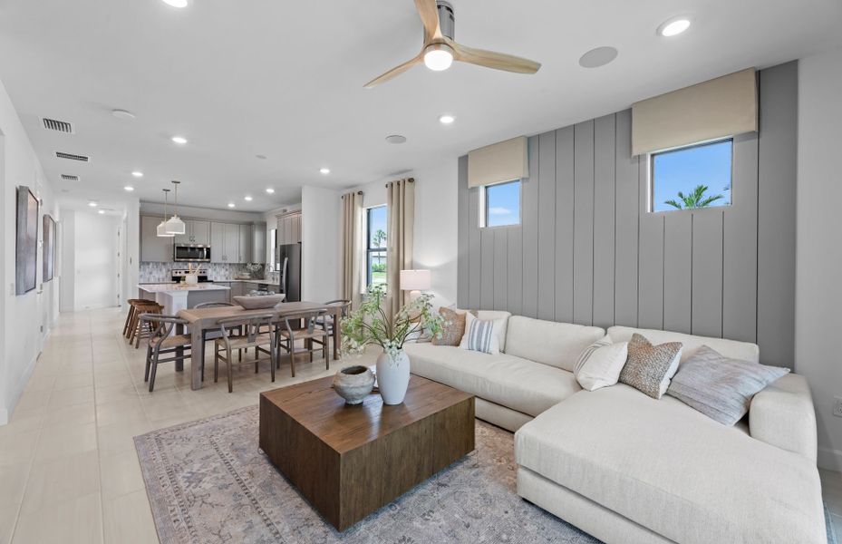 Representative furnished interior of a home built from the Contour by Del Webb in Del Webb Naples, Ave Maria (Image 18).