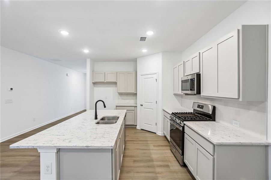 Furnished interior view inside a new home in The Pointe at Heron Bay, Locust Grove (Image 8).