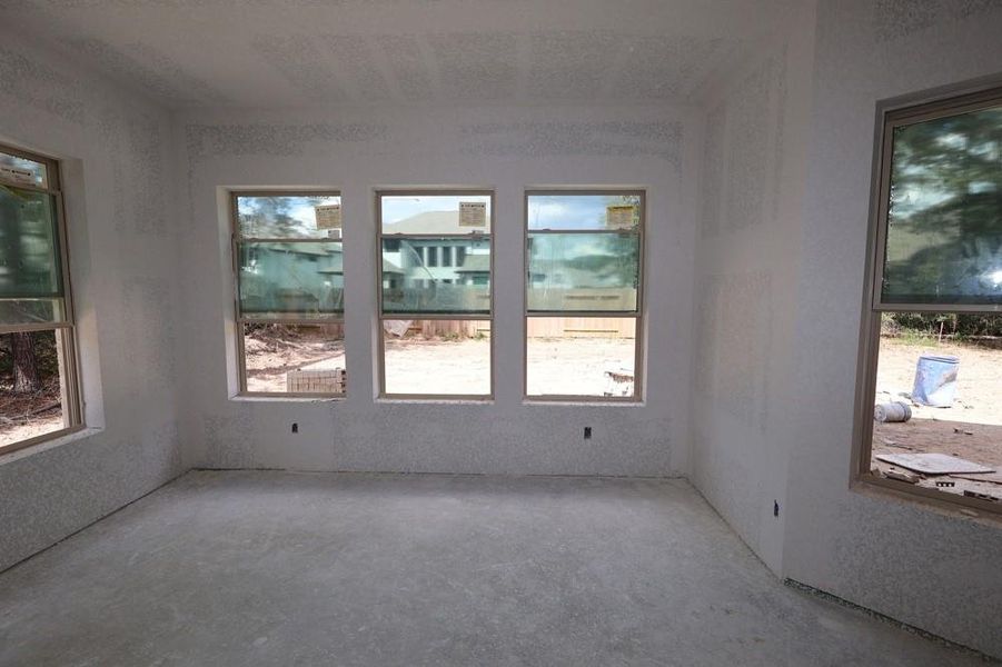 In-progress construction of a new home in ARTAVIA 65' Homesites, Conroe, TX (Image 6).