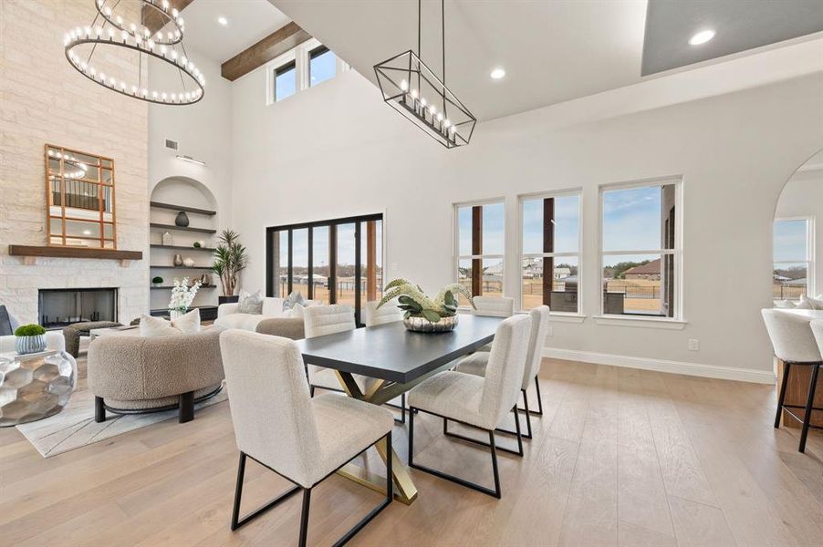 Furnished interior view inside a new home in , Pelican Bay (Image 30).