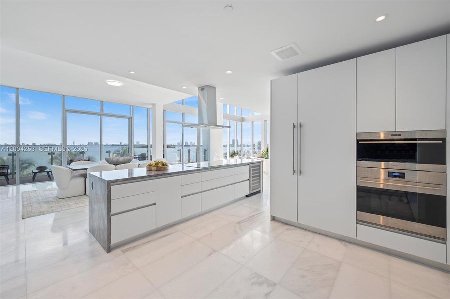 Furnished interior view inside a new home in , Miami (Image 12).