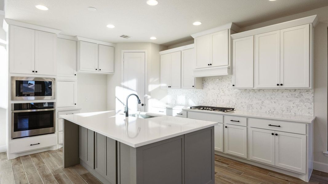 Furnished interior view inside a new home in Lariat 50', Liberty Hill (Image 7).