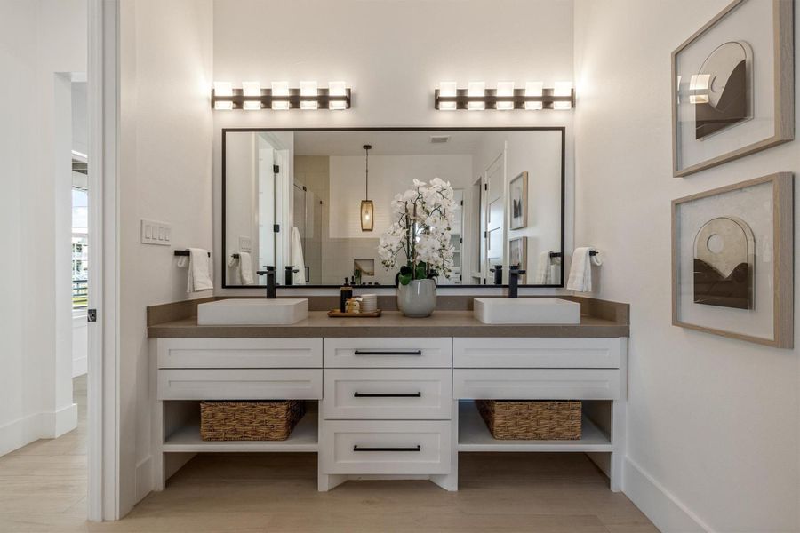 Furnished interior view inside a new home in , Galveston (Image 37).