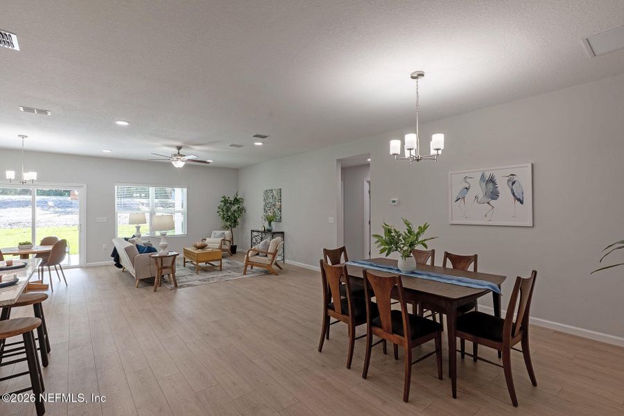 Furnished interior view inside a new home in , Jacksonville (Image 34).