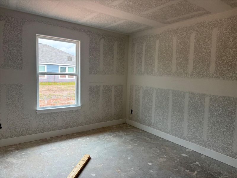 In-progress construction of a new home in Crockett Meadows, Conroe, TX (Image 3).
