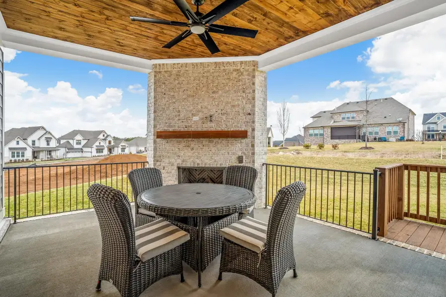 The Colton F Outdoor Living Area