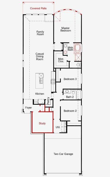 2D floor plan layout of this home in Jubilee, Hockley, TX (Image 3). 2D floor plan layout of this home in Jubilee, Hockley, TX (Image 3).
