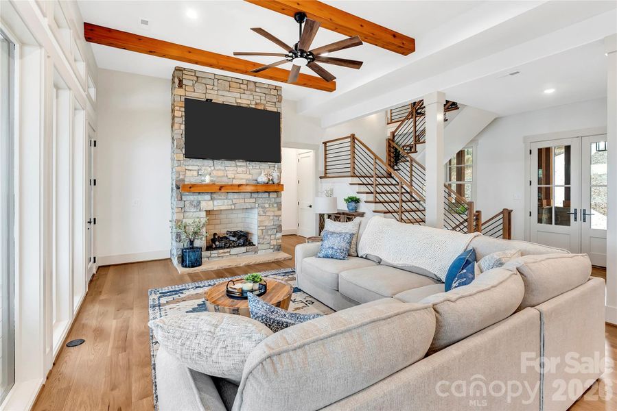 Furnished interior view inside a new home in , Norwood (Image 32).