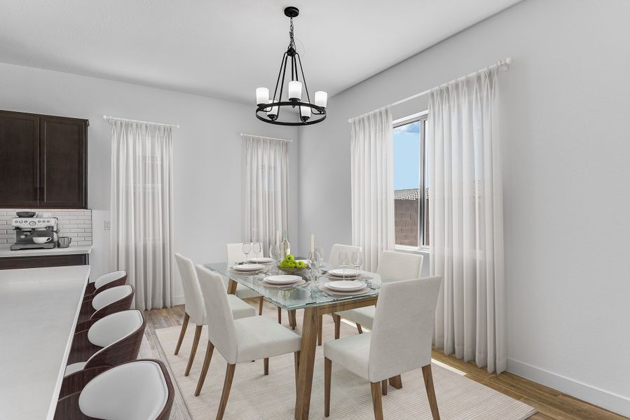 Furnished interior view inside a new home in Estrella, Goodyear (Image 7).
