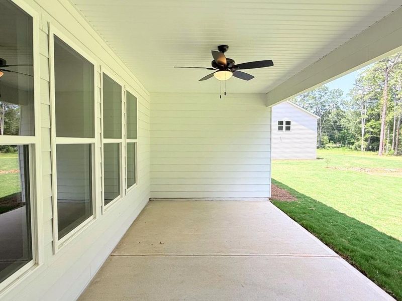 Exterior details and patio area of a home in Westlyn, Winder (Image 1).