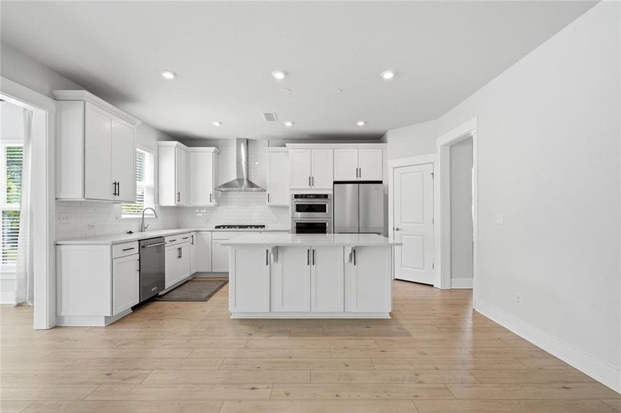 Furnished interior view inside a new home in Hunters Creek, Flowery Branch (Image 5).
