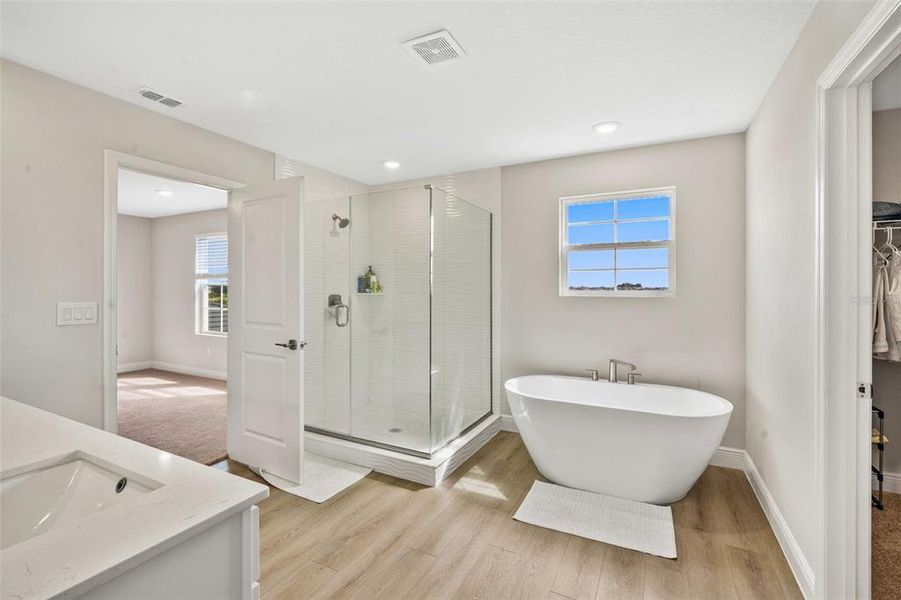 Furnished interior view inside a new home in Mirada, San Antonio (Image 18).