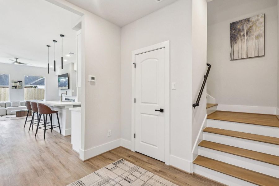 Entry to second floor