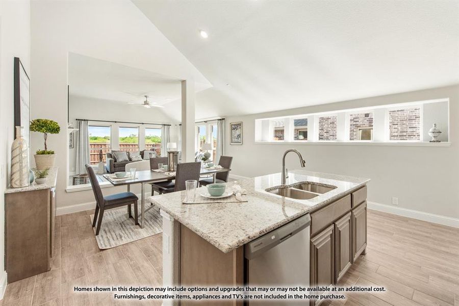 Furnished interior view inside a new home in Hunters Ridge, Crowley (Image 10).