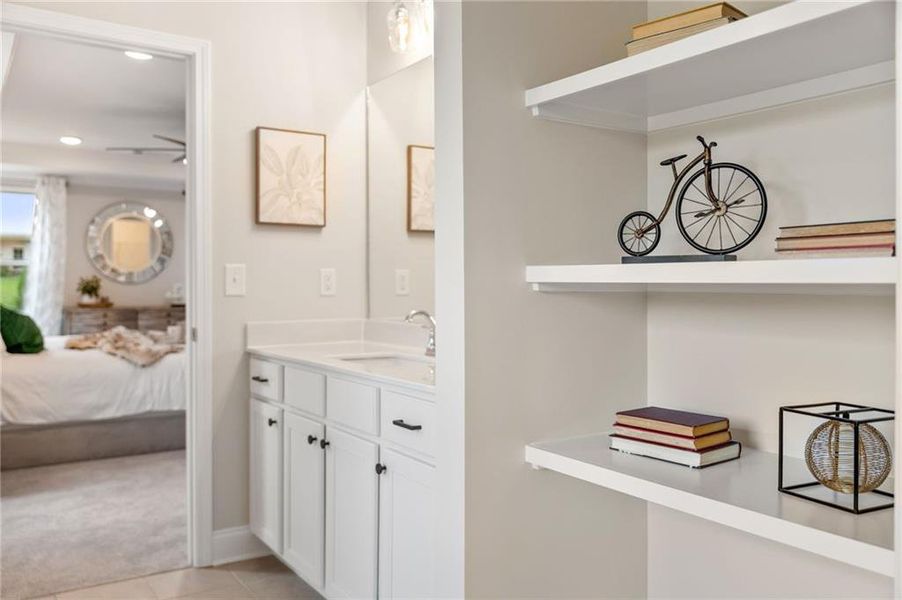 Furnished interior view inside a new home in , Buford (Image 27).