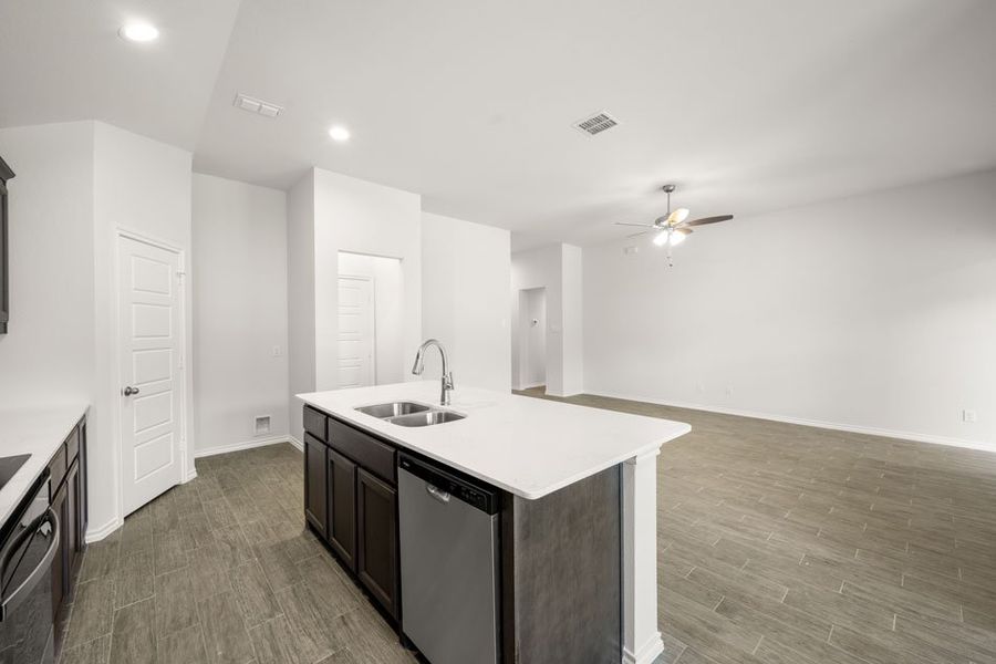 Front exterior of a new home in Mountain Valley, Burleson, TX, highlighting curb appeal (Image 13).