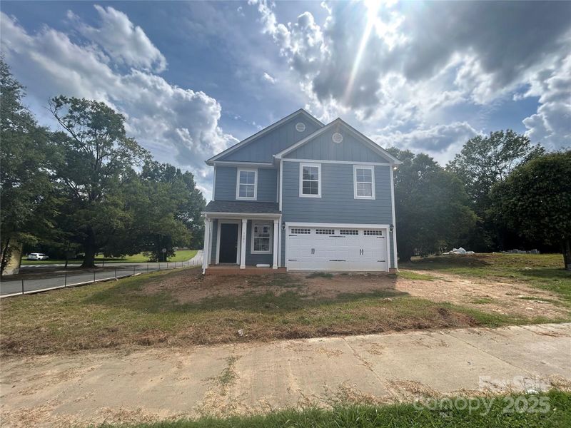 Front exterior of a new home in , Monroe, NC, highlighting curb appeal (Image 1). Front exterior of a new home in , Monroe, NC, highlighting curb appeal (Image 1).