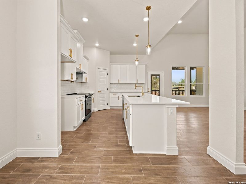 Furnished interior view inside a new home in , Elmendorf (Image 35).