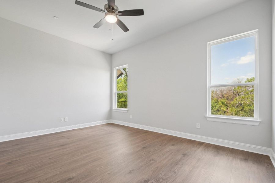 Spacious, unfurnished interior of a new home in Cross Creek, Cedar Park (Image 37).