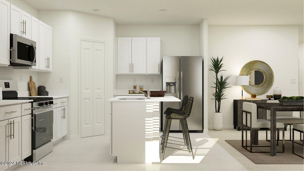 Furnished interior view inside a new home in Holstein Crossing, Green Cove Springs (Image 4).