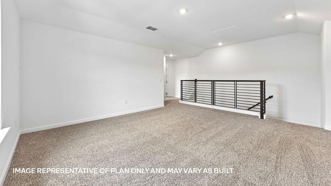 Representative unfurnished interior of a home built from the The Perry by D.R. Horton in Rosenbusch Ranch, Leander (Image 39).