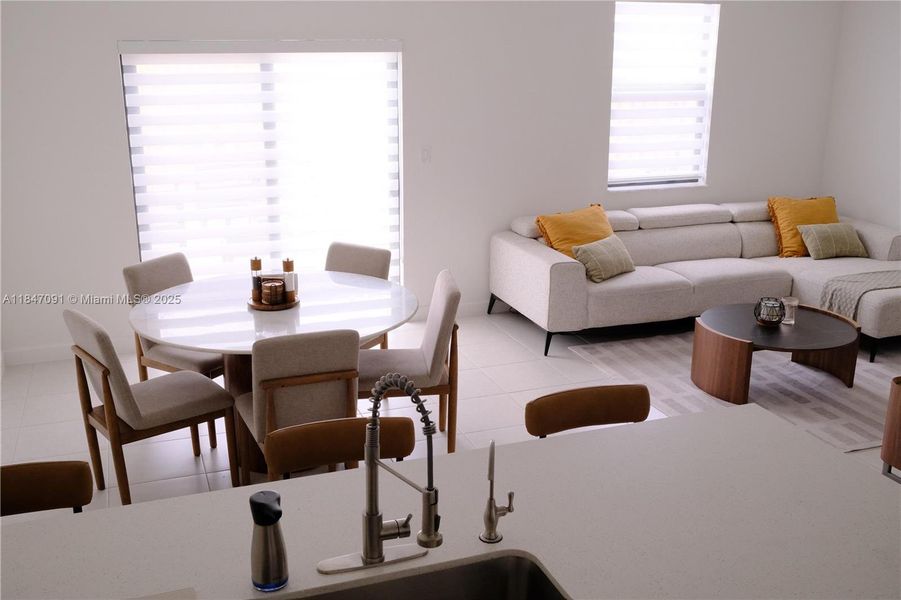Furnished interior view inside a new home in , Miami (Image 23).