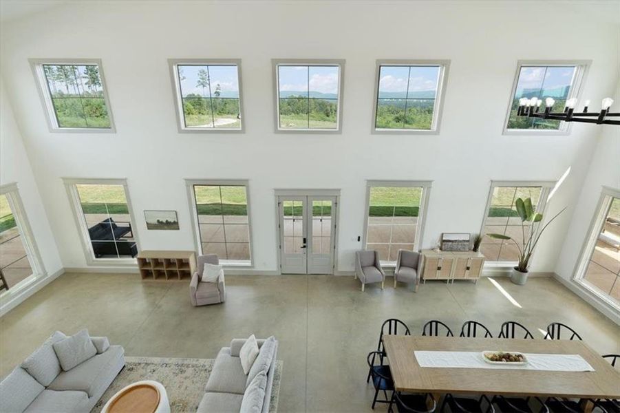 Furnished interior view inside a new home in , Lyerly (Image 16). Furnished interior view inside a new home in , Lyerly (Image 16).