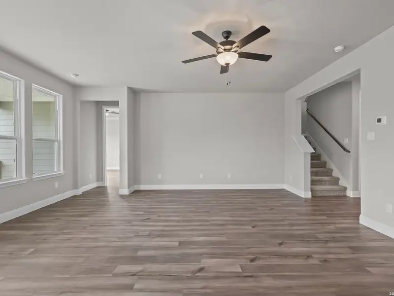 Spacious, unfurnished interior of a new home in Potranco Oaks, Castroville (Image 35). Spacious, unfurnished interior of a new home in Potranco Oaks, Castroville (Image 35).