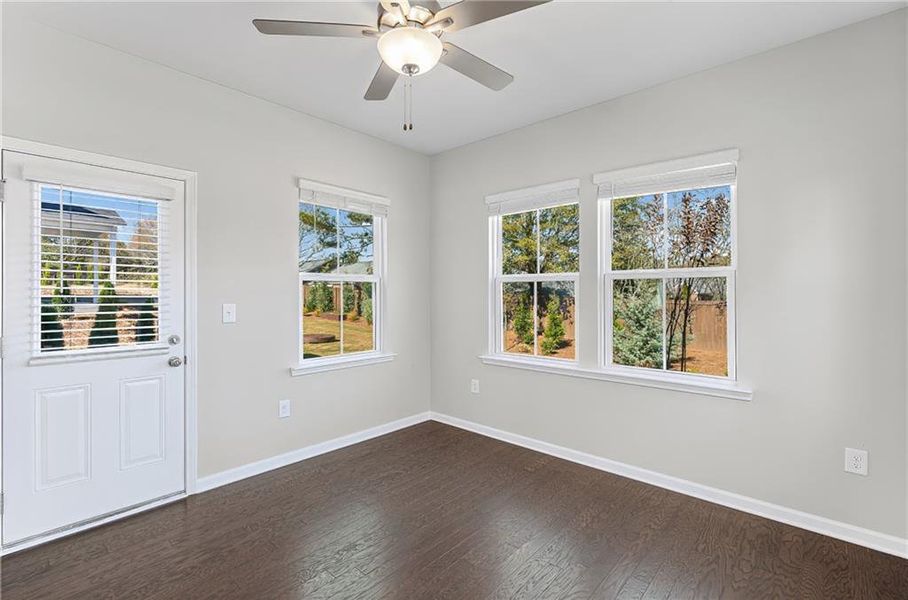 Spacious, unfurnished interior of a new home in Berkeley Mill, Cumming (Image 14).